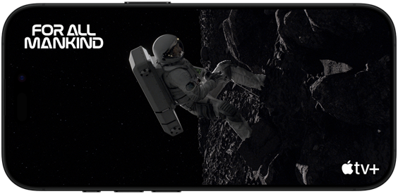 Szene aus der ersten Folge „Roter Mond“ der AppleTV+ Serie For All Mankind auf dem iPhone 16 Pro