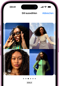 Fotografische Stile auf dem iPhone 16 umfassen Anpassungsmöglichkeiten für Farbtöne und Farben