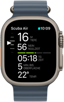 Apple Watch Ultra 3, Display mit Tauchinfos
