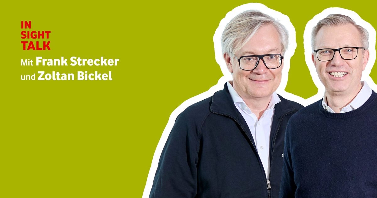Frank Strecker und Zoltan Bickel sind Gäste bei Insight Talk