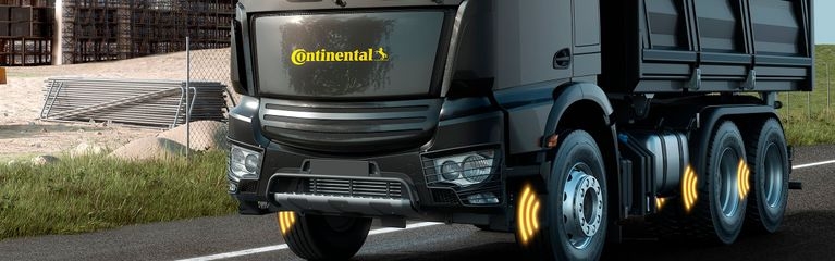 Continental Lastwagen mit smarten Reifen