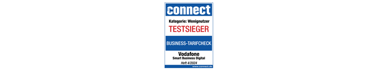 Vodafone Smart Business Digital Testsieger beim Chip Business Tarifcheck.