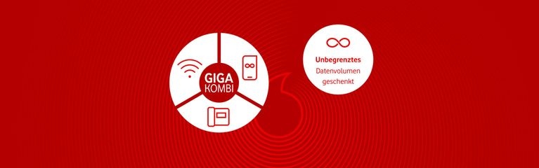 Abbildung des Vodafone GigaKombi Logos