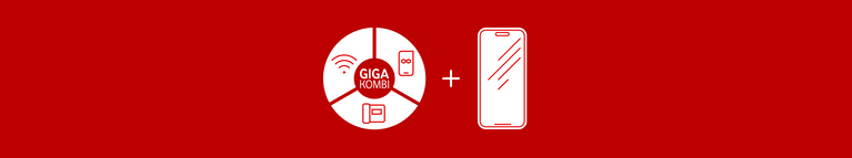 GigaKombi mit Smartphone