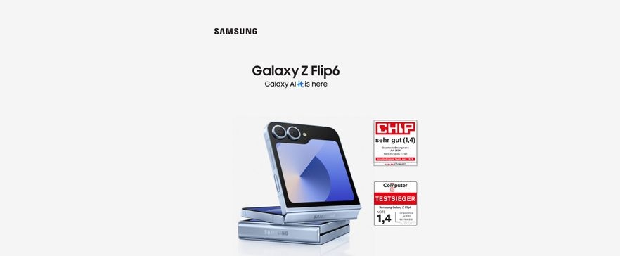 Abbildung des Samsung Galaxy Z Flip6