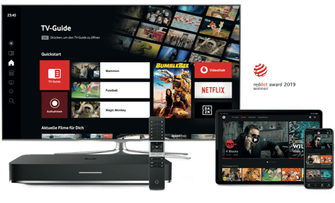Die 4K Box von GigaTV für modernsten Fernsehgenuss