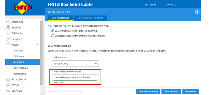 Vodafone-Hilfe | Anleitungen FRITZ!Box HomeBox - Cable & Einrichtung 6660